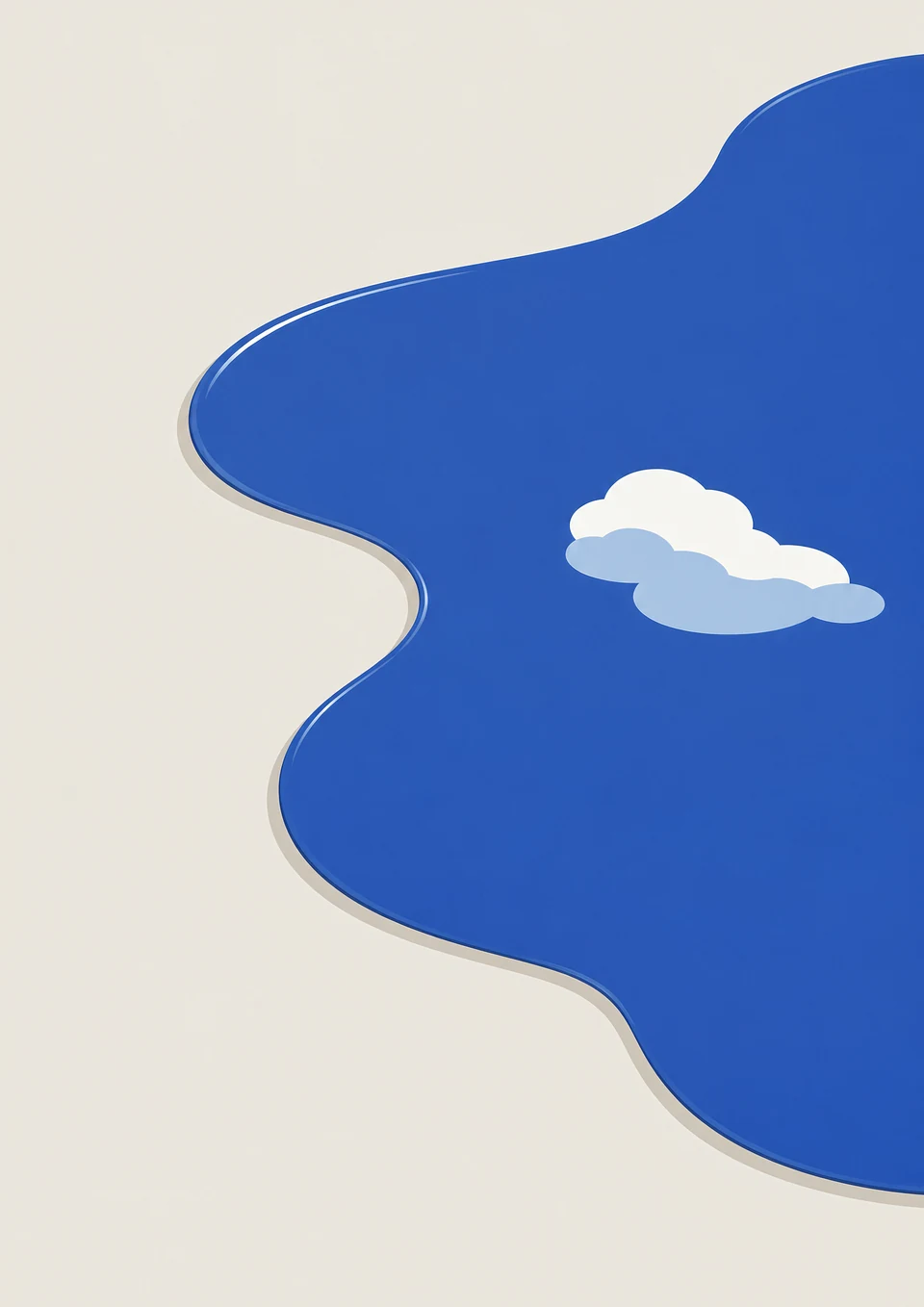 足元の空