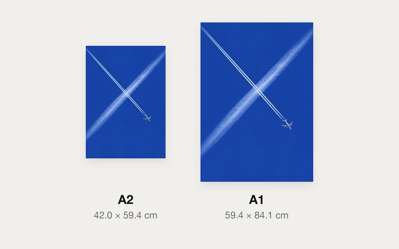 空ですれ違うのA2とA1の大きさ