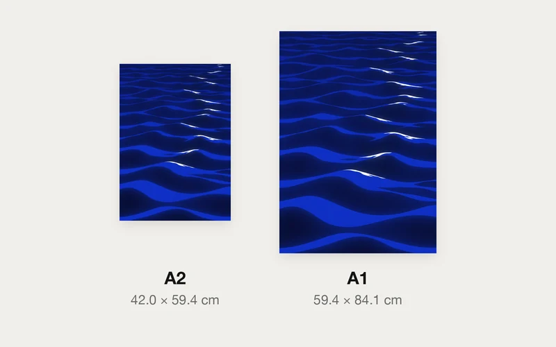 光は波の頂にだけのA2とA1の大きさ