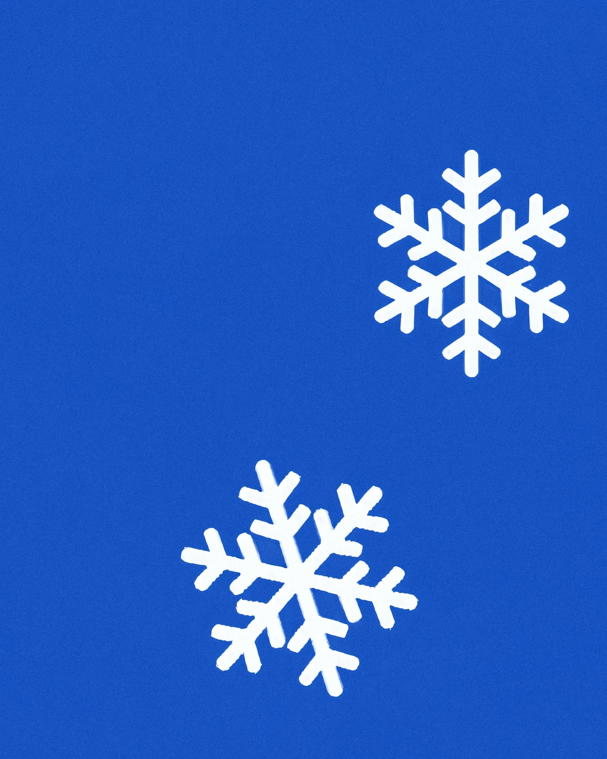 はじめての雪の原寸の一部
